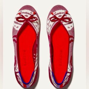 Rothy’s Botanical Burgundy shoes